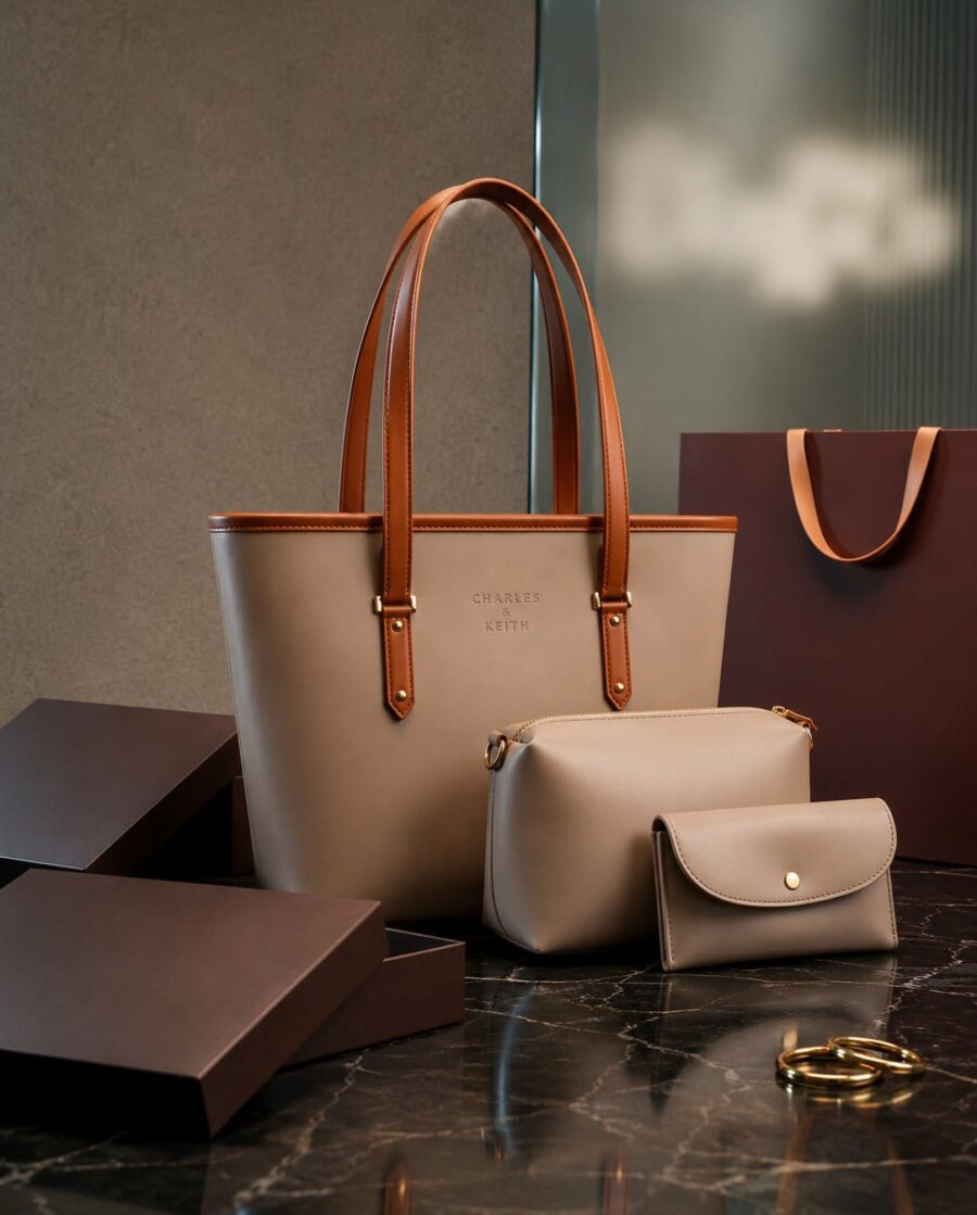 3-Piece Premium Executive Tote Set – Large Capacity Handbag, Crossbody Pouch & Card Holder